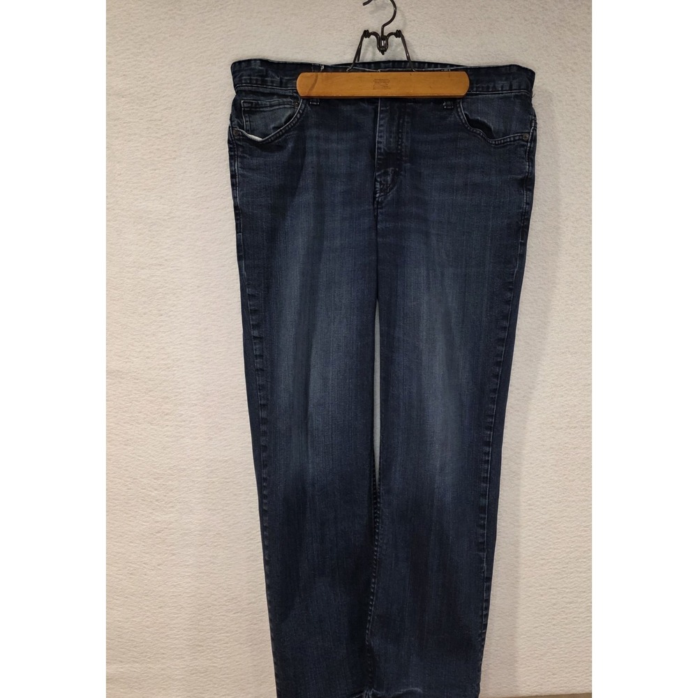 Calvin Klein CKJPO Jeans Mens 36x30 Blue Denim Straight Fit Dark Wash